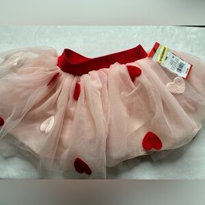 Cat & Jack Red and Pink Skirt 18M